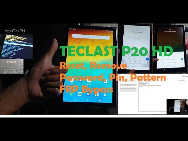 Teclast P20 HD Removing Password, Pin, Pattern and Account