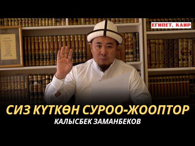 КАЛЫСБЕК ЗАМАНБЕКОВ | СИЗ КҮТКѲН СУРОО-ЖООПТОР | ЕГИПЕТ | 18.10.24