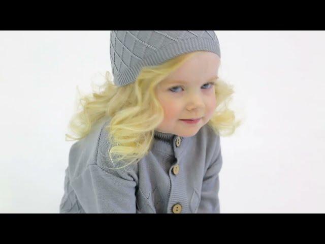 Комбинезон детский вязаный c шапочкой Amarobaby Pure Love Elegant