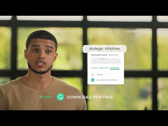 Enhance Your Writing | Grammarly