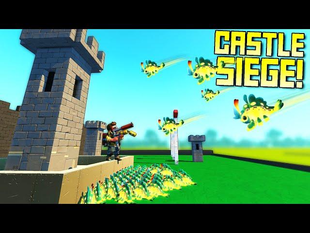 CASTLE WARS! But Glowbugs Are The Superior Siege Weapon! - Scrap Mechanic Multiplayer Monday