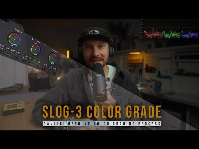 Color Grade Sony S-Log3 | Как я крашу свои видео | Davinci Resolve Tutorial | Секрет моего цвета