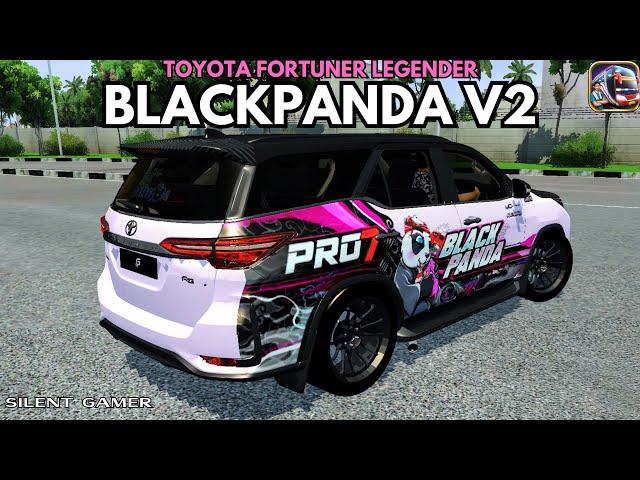 TOYOTA FORTUNER LEGENDER BLACKPANDA V2 MOD FOR BUS SIMULATOR INDONESIA