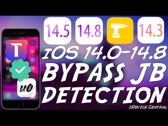 iOS 14.8 / 14.5.1 / 14 JAILBREAK Detection FIX | How To Use Apps While Jailbroken!