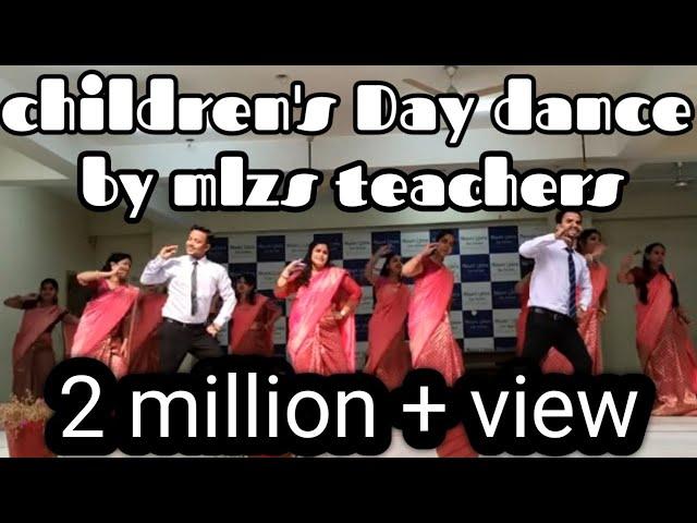 ##children's day dance performance by mlzs teachers choreography by Manish sir & Monty sir .