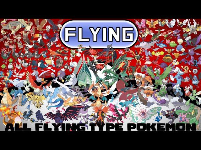 Look! Up in the sky! It's a bird...It's a plane...It's... FLYING TYPE POKEMON!