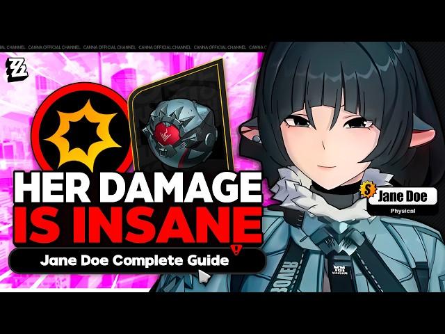 THE NEW BEST DPS? THE ULTIMATE Jane Doe Guide (Teams/Combo/Disk/W-Engine) - Zenless Zone Zero