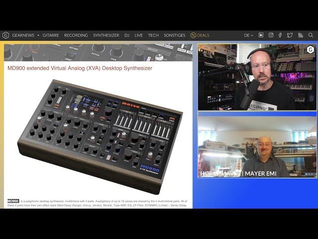 GEARNEWS - NEWS DER WOCHE: Heute mit Horst Mayer von Mayer EMI!
