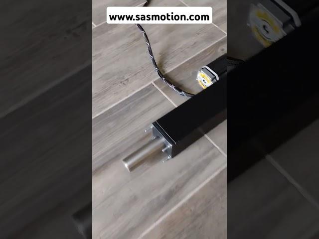 sim motion actuator test for racing gaming flight simulator with simtools  simhub  www.sasmotion.com