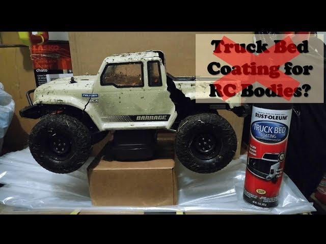 Truck Bed Coating to Strengthen RC Bodies?  Maybe Not...