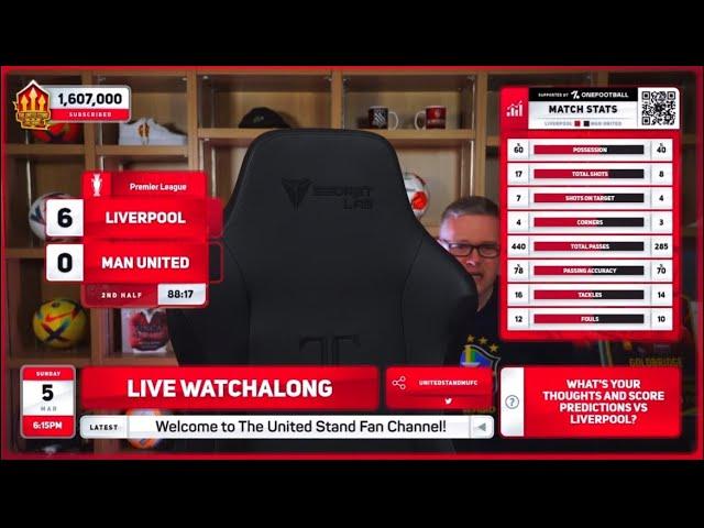 Mark Goldbridge Reaction To Liverpool Vs Man Utd Goals