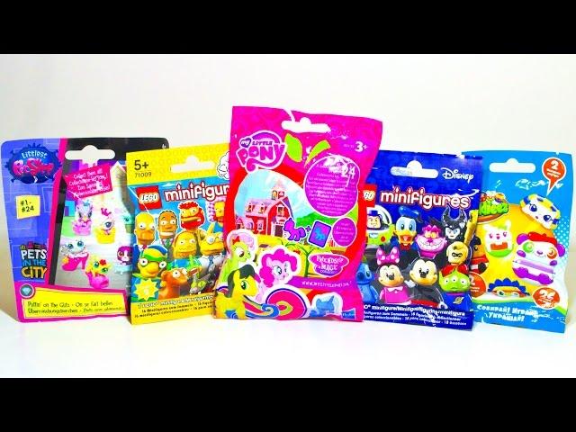 Сюрпризы в Пакетиках Май Литл Пони ЛПС Лего Минифигурки Дисней Booo Buddiees Littlest Pet Shop
