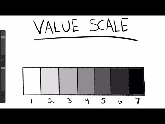 Value Scale Beginning Art Tutorial