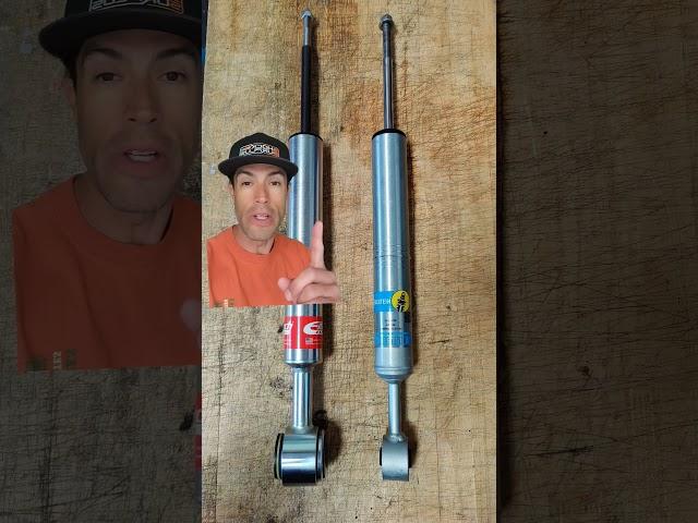 eibach pro truck vs. bilstein 5100 shocks - comfort vs control, leveling kit, very different styles