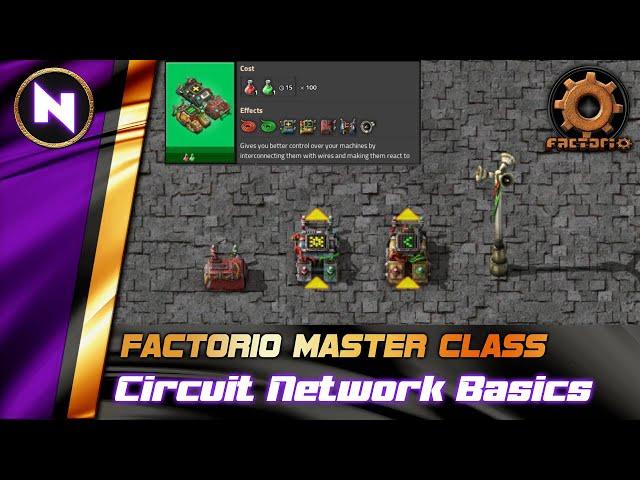 Introduction to CIRCUIT NETWORKS | Factorio Tutorial/Guide/How-to