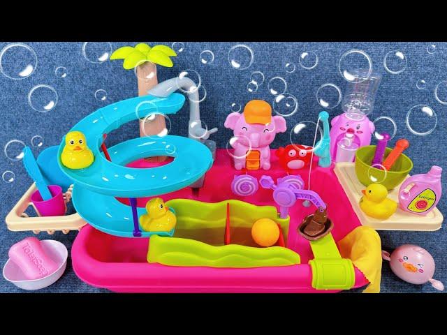 15 Minutes Satisfying with Unboxing Cute Doll Playing in Water | Kitchen cooking set | Review Toys