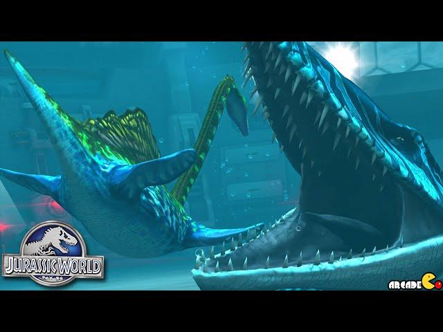 All Max Level Deep Sea Monster Shark Battle - Jurassic World The Game