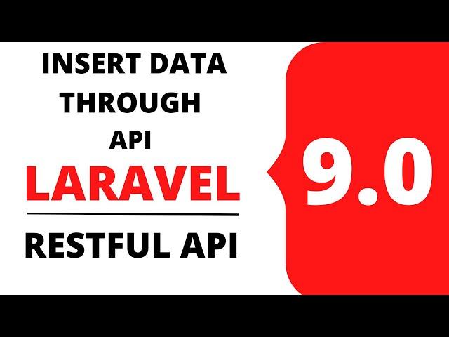 Laravel 9  REST API 2022 | Custom Api to Insert Data into Database 2022 | Laravel 9 Tutorial