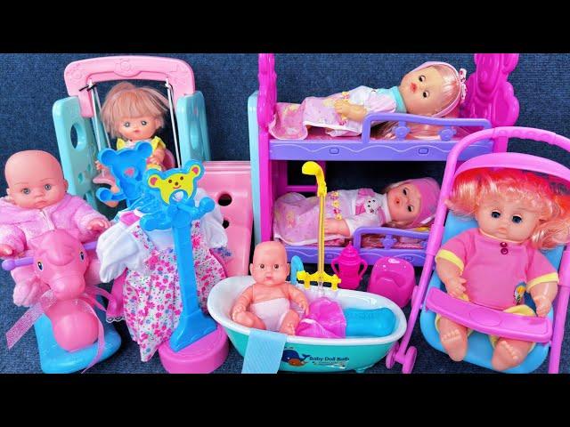 20 Minutes Satisfying with Unboxing Cute Doll Stroller Toys，Doctor Ambulance Playset | Review Toys