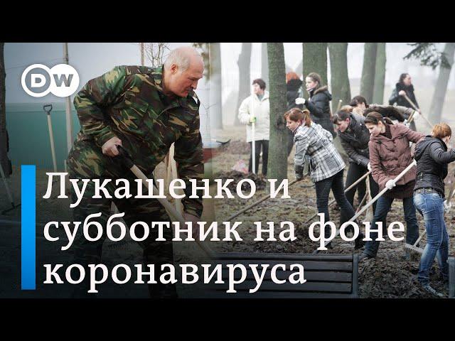 Что Саакашвили теперь говорит о Зеленском и Путине и зачем Лукашенко субботник DW Новости (24.04.20)