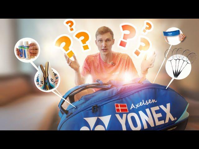 What's In My Bag (2024) : All Axelsen's Gear Revealed! 