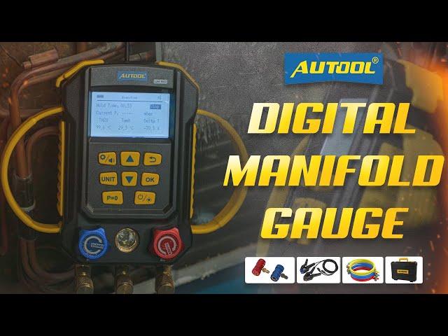 DIGITAL MANIFOLD GAUGE FULL REVIEW |AUTOOL LM160 @AutoolTECH 