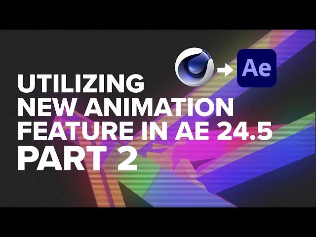 Creative Title Animation Part 2 | Importing and Stylizing in After Effects #aftereffects #cinema4d