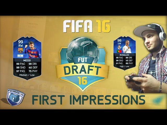 FIFA 16 |Fut Draft #1| TOTY Ronaldo & TOTY Messi