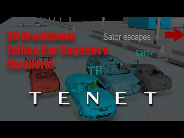 TENET || Tallinn Car Sequence || 3D Breakdown.