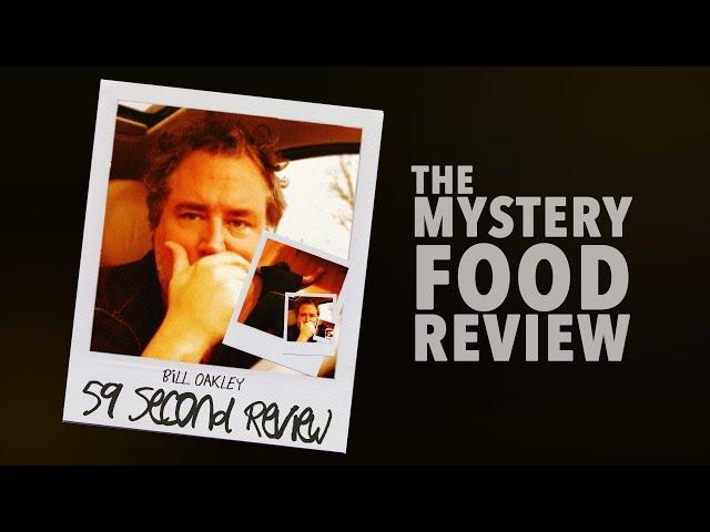 The MYSTERY FAST FOOD REVIEW that did me in!