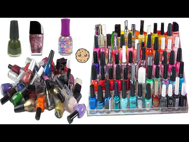 Old Dry Nail Polish Collection Declutter Part 1