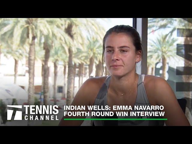 Emma Navarro Discusses The Biggest Win of Her Career and Her 2024 So Far | Indian Wells 4R