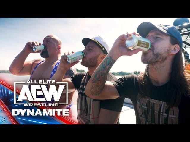 Boats, Brews, and Brochachos! AEW World Champ MJF, Adam Cole, & Captain Insano Are On A Boat!