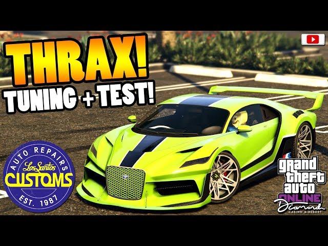 Der Neue Race Bugatti! THRAX Komplettes Tuning + Test! [GTA 5 Online Diamond Casino Update]