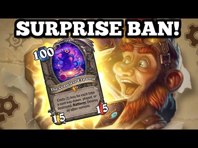 Hearthstone just banned this card! Big news coming next week?