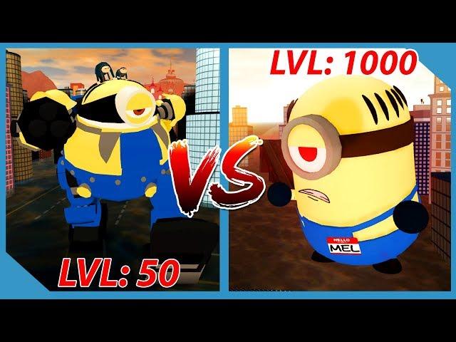 Giant Minion Battle! - Roblox Minions Adventure Obby: Despicable Forces!!