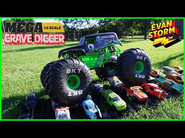 Mega Grave Digger RC Monster Truck Challenge