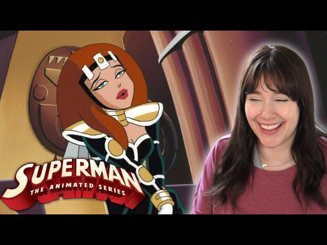 "Warrior Queen" SUPERMAN: The Animated Series Reaction | All this... for a man?!