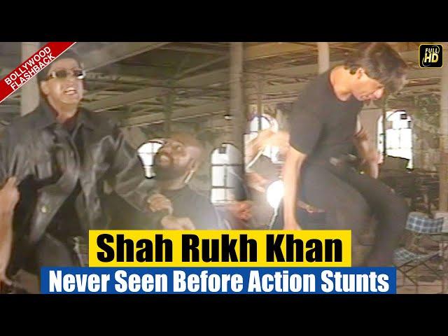 Shahrukh Khan's EXCLUSIVE NEVER SEEN BEFORE Action Stunts from DUPLICATE|Flashback