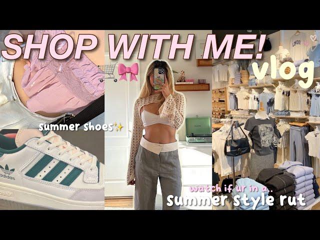 SUMMER SHOP WITH ME!! get out of a fashion rut, collective clothing haul, outfit inspiration