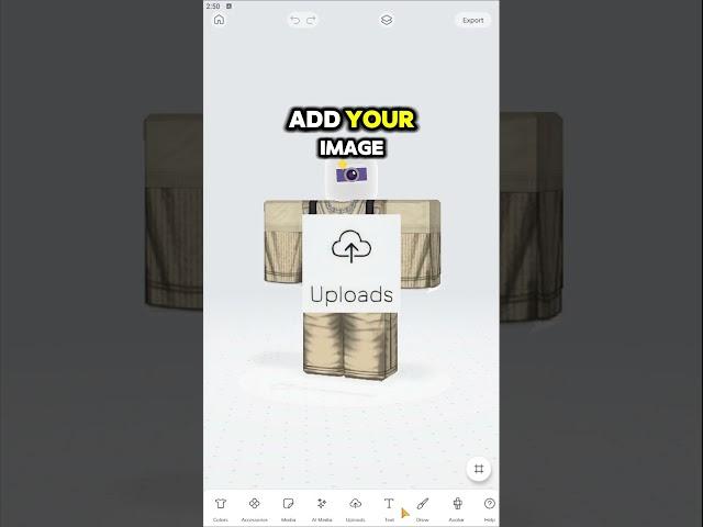 HOW to make CLOTHES on ROBLOX