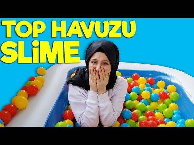 Top Havuzu Sürpriz Slime Challenge - En Güzel Slime   | The Most Beautiful Slime