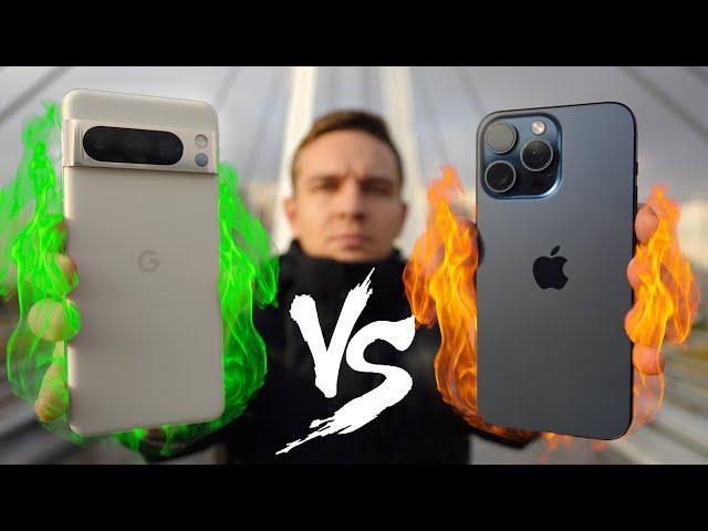 Pixel 8 Pro vs iPhone 15 Pro Max Сравнение Камер