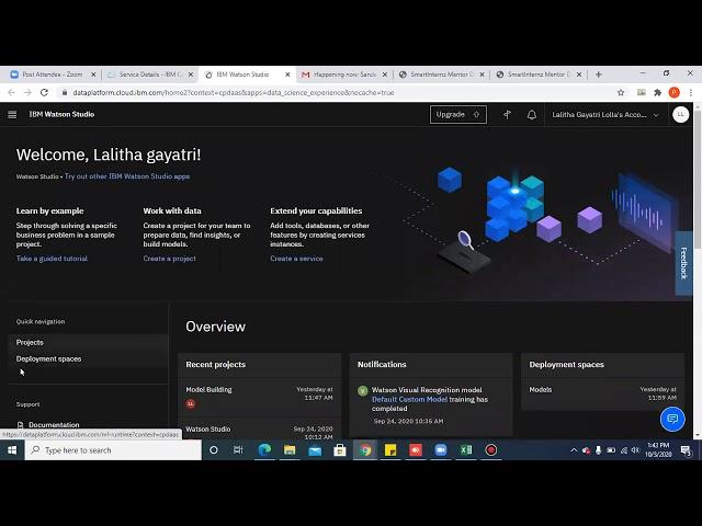 Watson Studio Service Creation