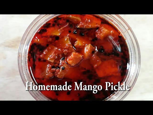 Homemade Mango Pickle | How to make Mango Pickle at Home | Indian pickles | Cooking Addiction Goa.