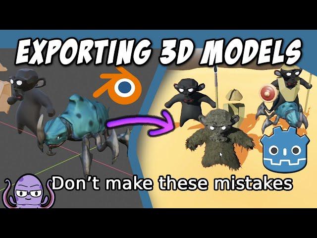 Exporting 3D Models to Godot 4 | GlTF settings