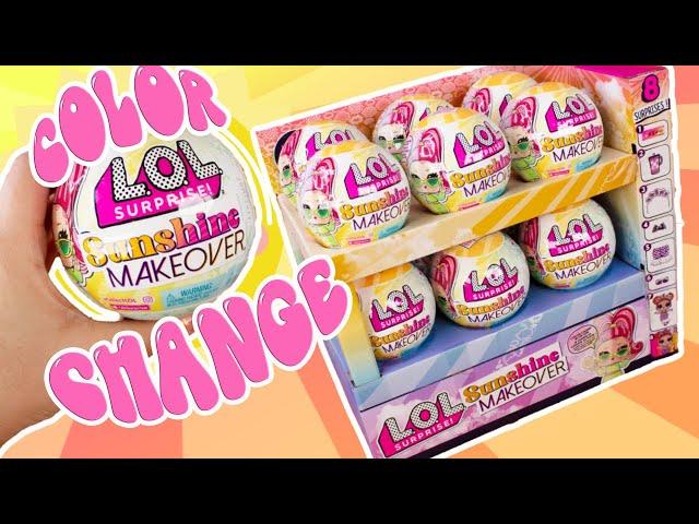 LOL Surprise SUNSHINE MAKEOVER Full Case Unboxing Color Change Dolls