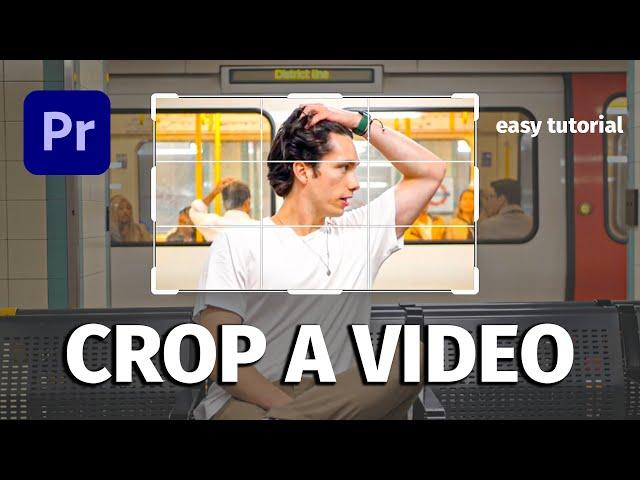 How to Crop A Video In Premiere Pro 2024 // Adobe Premiere Pro CC 2024 Tutorial