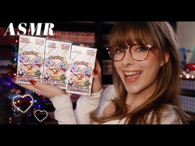 ASMR  Terastal Festival EX Pokémon Card Opening!  Eeveeloution Hunt & Holiday Giveaway!