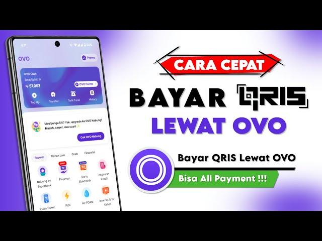 BERHASIL !! Cara Bayar QRIS Lewat OVO || Cara Bayar Pakai QRIS OVO